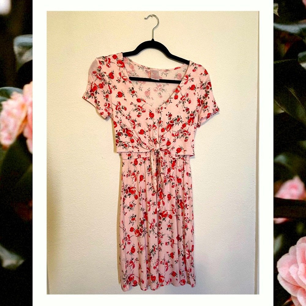 PINK FLORAL DRESS 💕